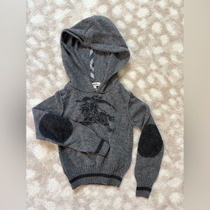 Burberry Gray Hoodie Sweater